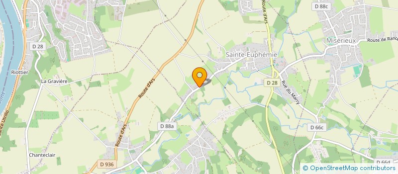 localisation de l'entreprise THERMASANIT  SAINTE-EUPHEMIE