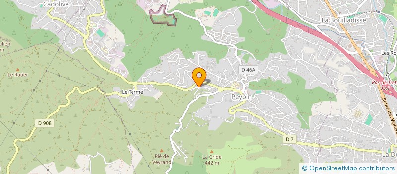 localisation de l'entreprise THERMATECH BTP  PEYPIN