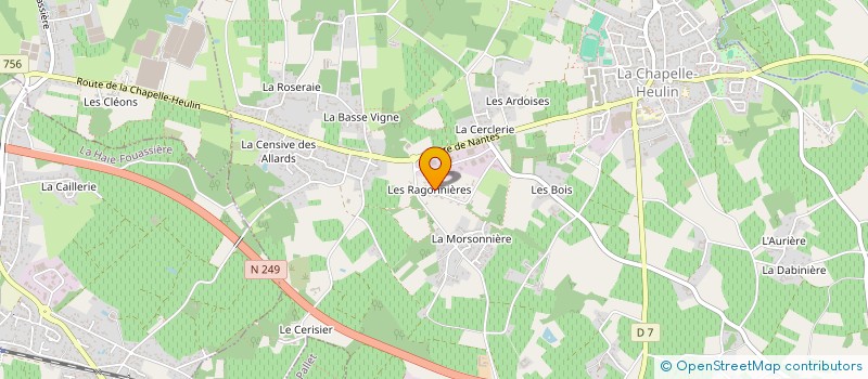 localisation de l'entreprise THERMATECH FRANCE à LA CHAPELLE-HEULIN