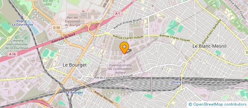 localisation de l'entreprise THERMEAU BAT  LE BLANC-MESNIL
