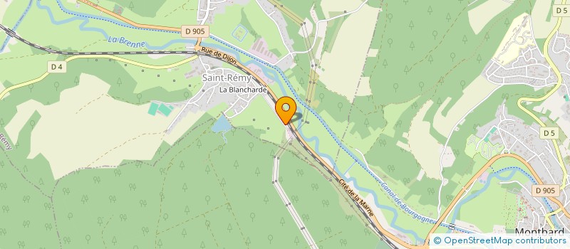 localisation de l'entreprise THERMELEC à NOGENT-LES-MONTBARD