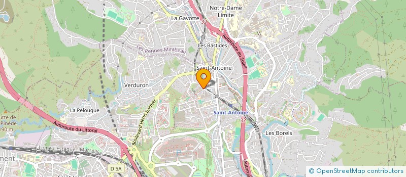 localisation de l'entreprise THERMELEC à MARSEILLE