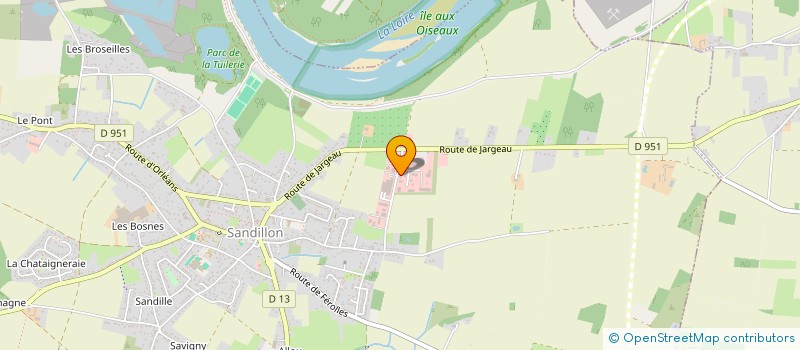 localisation de l'entreprise THERMELEC  SANDILLON