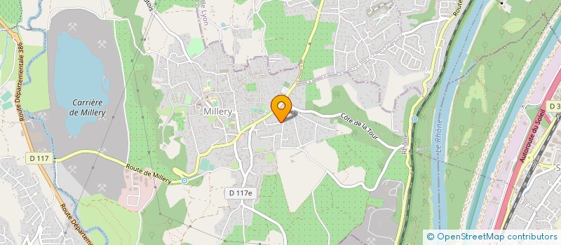 localisation de l'entreprise THERMELITE  MILLERY