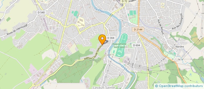 localisation de l'entreprise THERMEREM à MONTLUCON