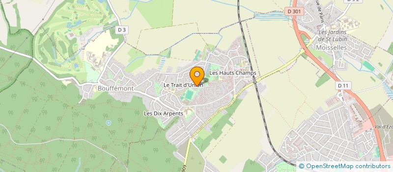 localisation de l'entreprise THERMES 28  BOUFFEMONT