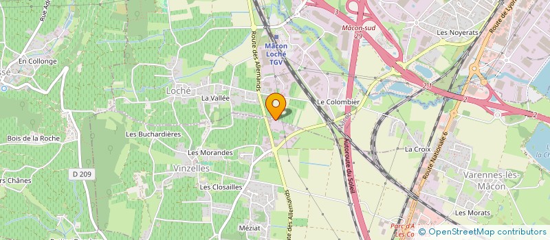 localisation de l'entreprise THERMI CHAPE  VINZELLES