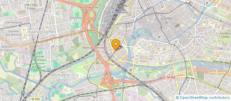 localisation de l'entreprise THERMI - CONFORT  STRASBOURG