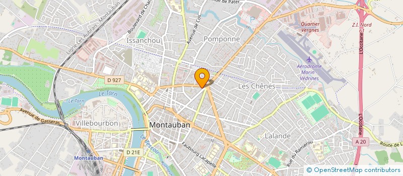 localisation de l'entreprise THERMI'DIAG à MONTAUBAN