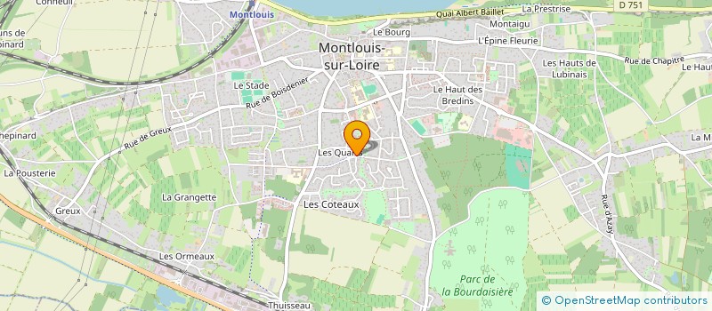 localisation de l'entreprise THERMI VENT  MONTLOUIS-SUR-LOIRE