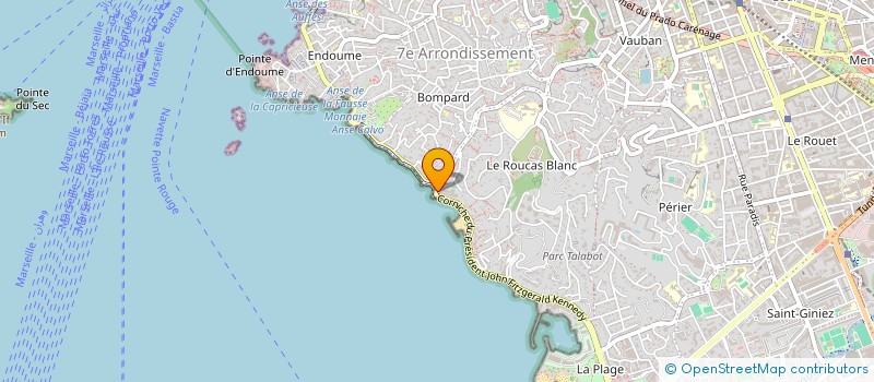 localisation de l'entreprise THERMIA à MARSEILLE
