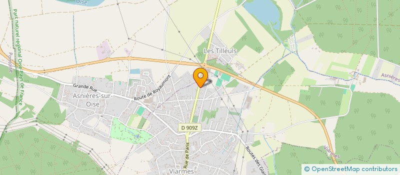 localisation de l'entreprise THERMIBAT INSTALLATION à VIARMES