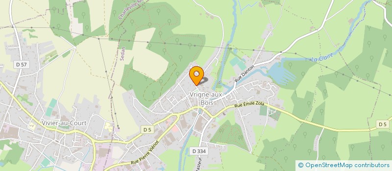 localisation de l'entreprise THERMIC ARDENNES à VRIGNE AUX BOIS