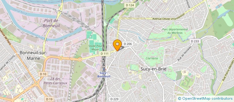 localisation de l'entreprise THERMIC-MOTO à SUCY-EN-BRIE