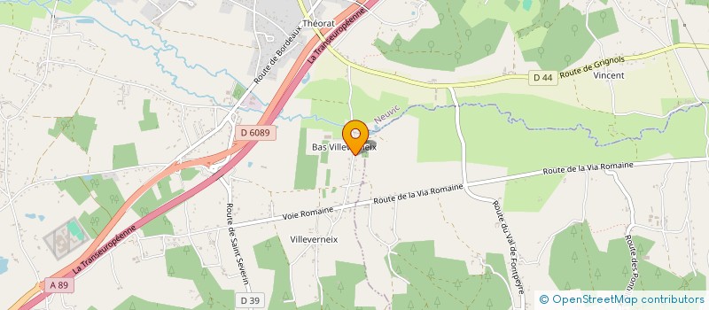 localisation de l'entreprise THERMICOLD PLUS  NEUVIC