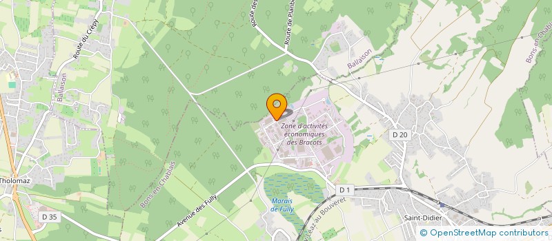 localisation de l'entreprise THERMIE FLAMME IMMO  BONS-EN-CHABLAIS