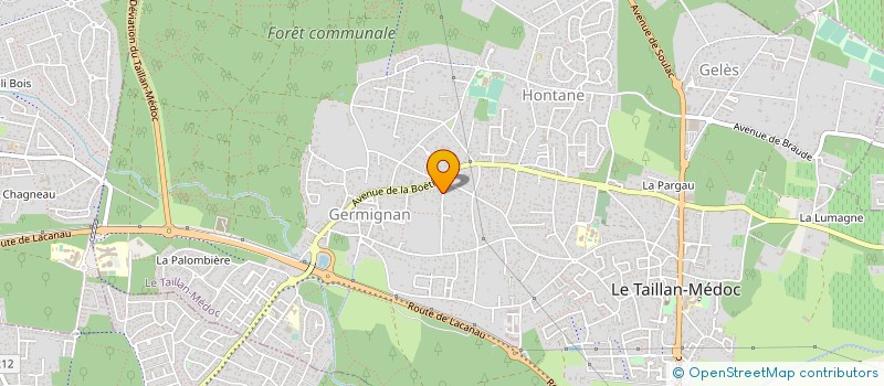 localisation de l'entreprise THERMIE SPIRES  LE TAILLAN-MEDOC