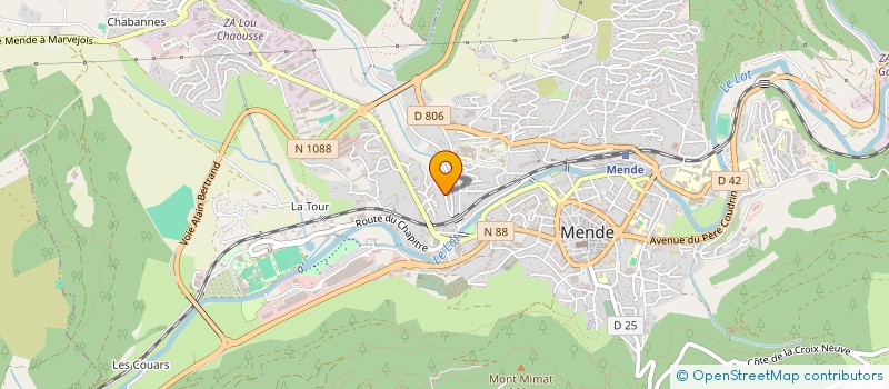 localisation de l'entreprise THERMIK'SERVICES à MENDE