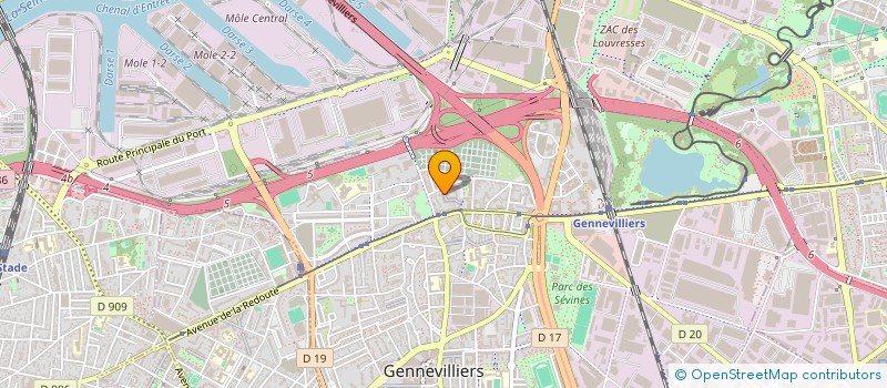 localisation de l'entreprise THERMIKA à GENNEVILLIERS