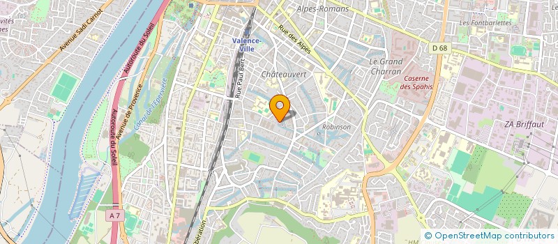 localisation de l'entreprise THERMIKA à VALENCE