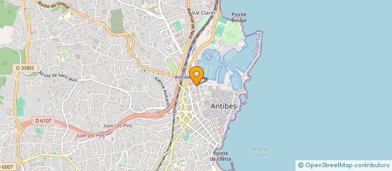 localisation de l'entreprise THERMINDEX ET COMPAGNIE à ANTIBES