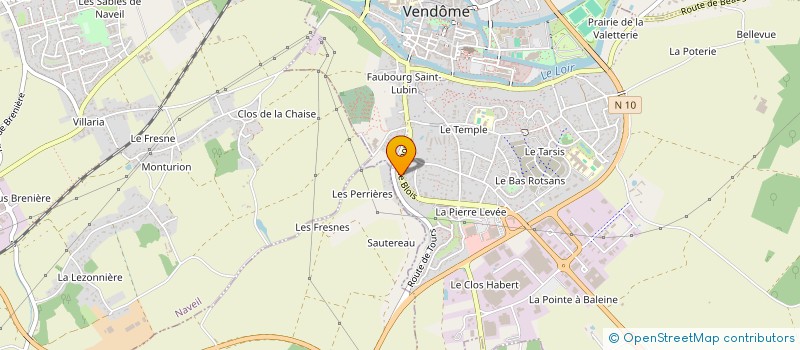 localisation de l'entreprise THERMINSTAL à VENDOME