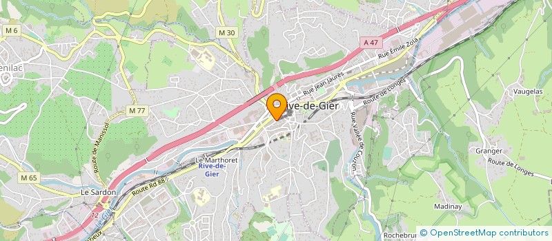 localisation de l'entreprise THERMIPAC à RIVE-DE-GIER