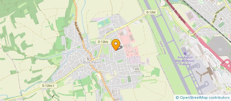 localisation de l'entreprise THERMIQUAL à BLOTZHEIM