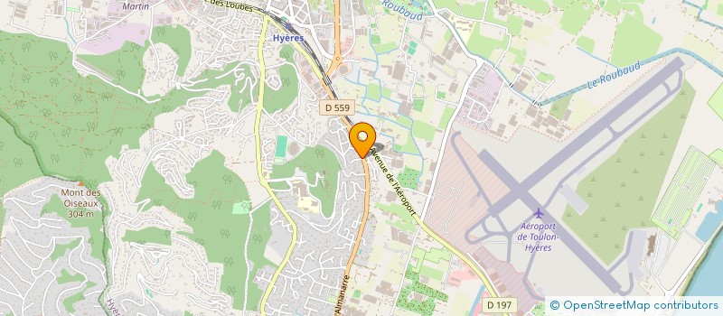 localisation de l'entreprise THERMIQUE DU BATIMENT  HYERES