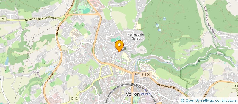 localisation de l'entreprise THERMIQUE ET INGENIERIE RLD (SARL)  VOIRON