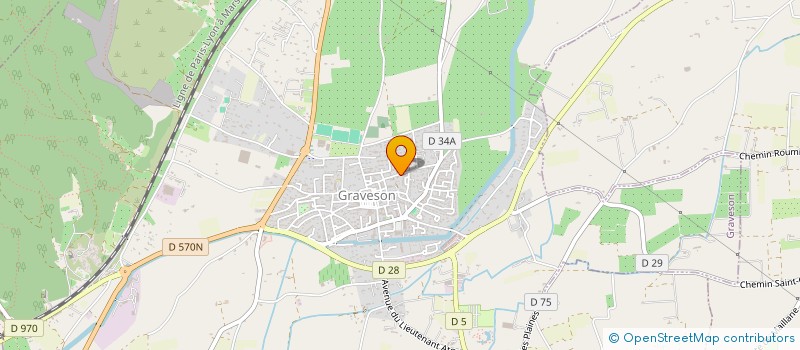 localisation de l'entreprise THERMIQUE ETUDE  GRAVESON