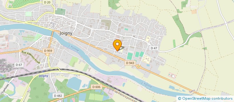 localisation de l'entreprise THERMIQUE SYSTEME  JOIGNY