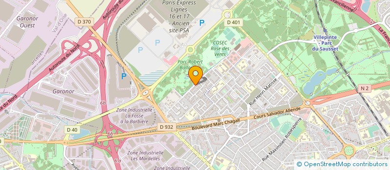 localisation de l'entreprise THERMISERVICES à VAUJOURS