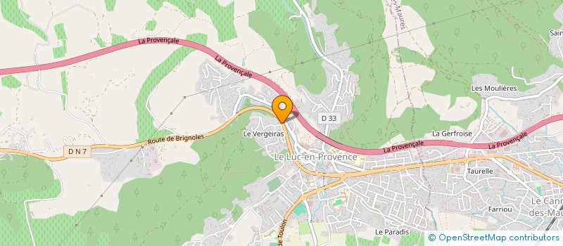 localisation de l'entreprise THERMISIAL  LE LUC