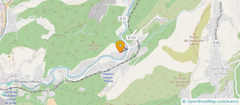 localisation de l'entreprise THERMISUD à PEILLON