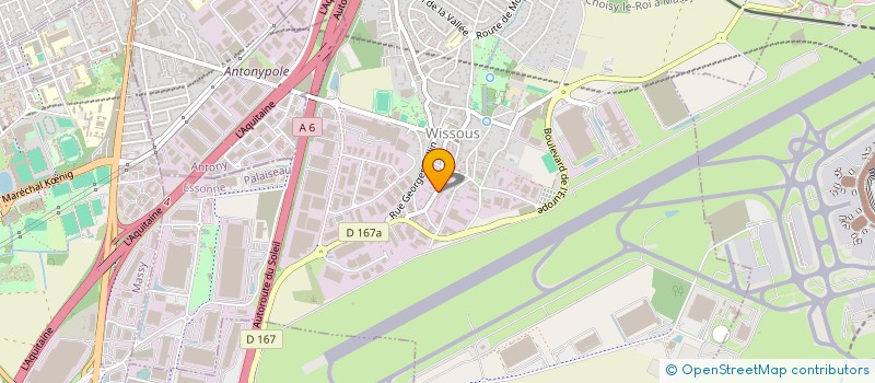 localisation de l'entreprise THERMISURE à WISSOUS