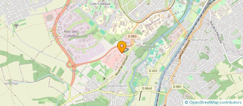 localisation de l'entreprise THERMITEC à BRUNSTATT-DIDENHEIM