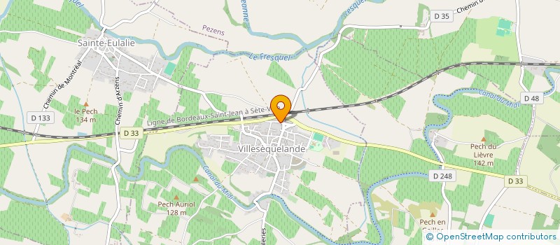 localisation de l'entreprise THERMITEC à VILLESEQUELANDE