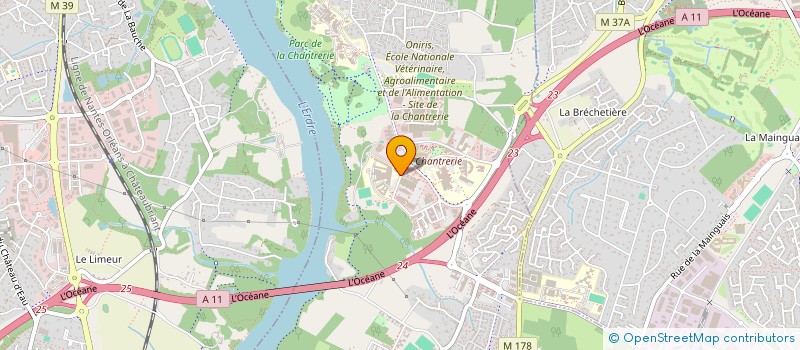 localisation de l'entreprise THERMIUP à NANTES
