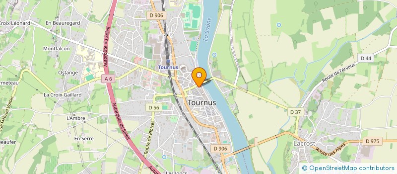localisation de l'entreprise THERMIWATT à TOURNUS