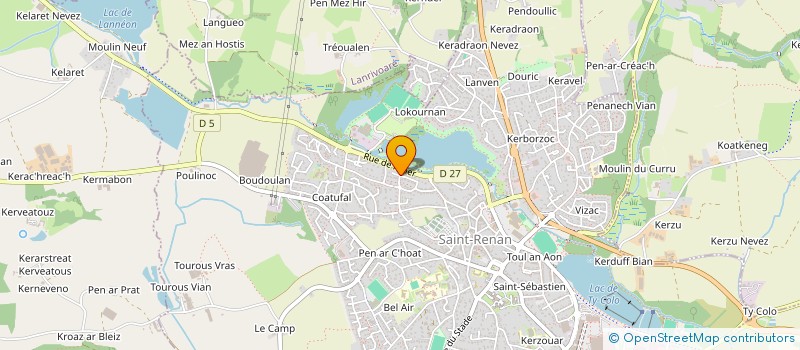 localisation de l'entreprise THERMO ALLIANCE  SAINT-RENAN