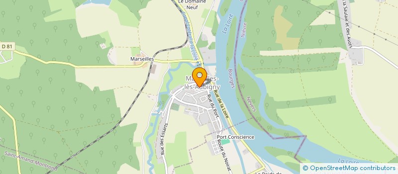 localisation de l'entreprise THERMO-CENTRE  JOUET-SUR-L'AUBOIS