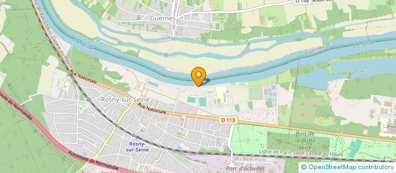 localisation de l'entreprise THERMO CLIM +  ROSNY-SUR-SEINE