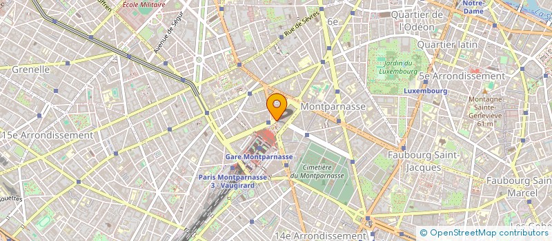 localisation de l'entreprise THERMO ELECTRIC FRANCE SARL  PARIS