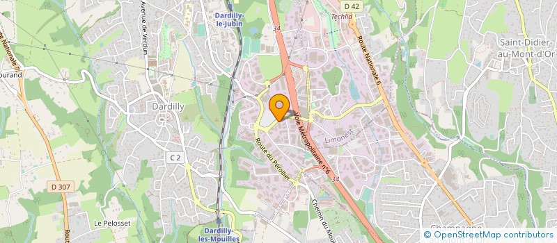 localisation de l'entreprise THERMO FISHER DIAGNOSTICS à VILLEBON-SUR-YVETTE