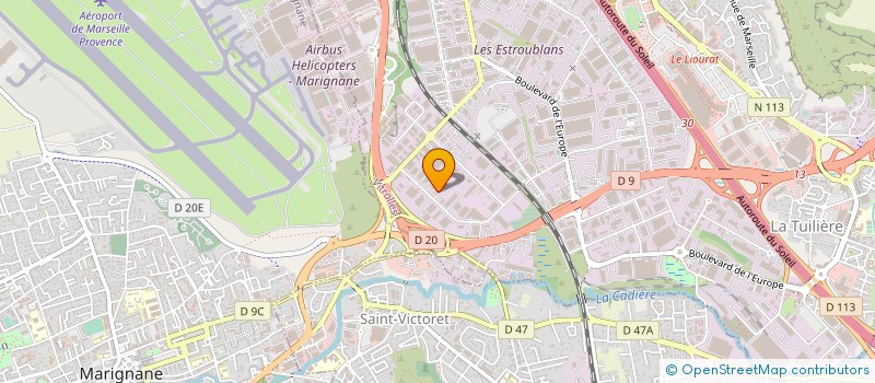 localisation de l'entreprise THERMO FRANCE à VITROLLES