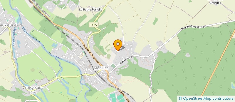 localisation de l'entreprise THERMO FROID INDUSTRIE  MENILLES