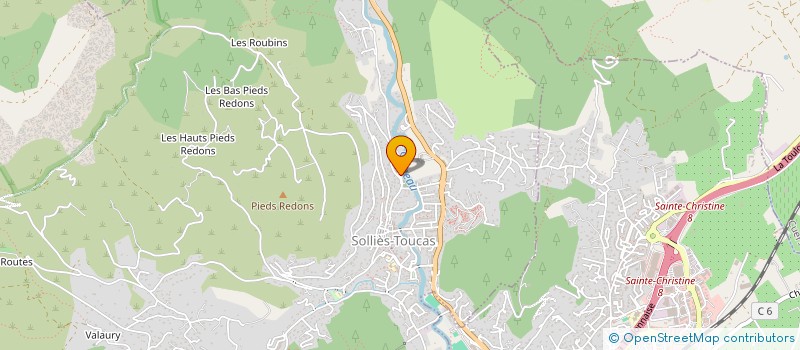 localisation de l'entreprise THERMO- PACK  SOLLIES-TOUCAS