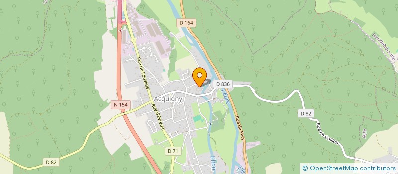 localisation de l'entreprise THERMO RENOV SERVICES  ACQUIGNY