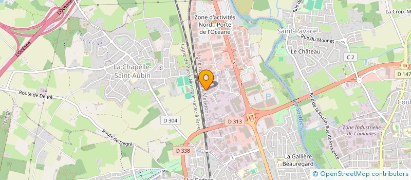 localisation de l'entreprise THERMO-SANI-OUEST  LE MANS